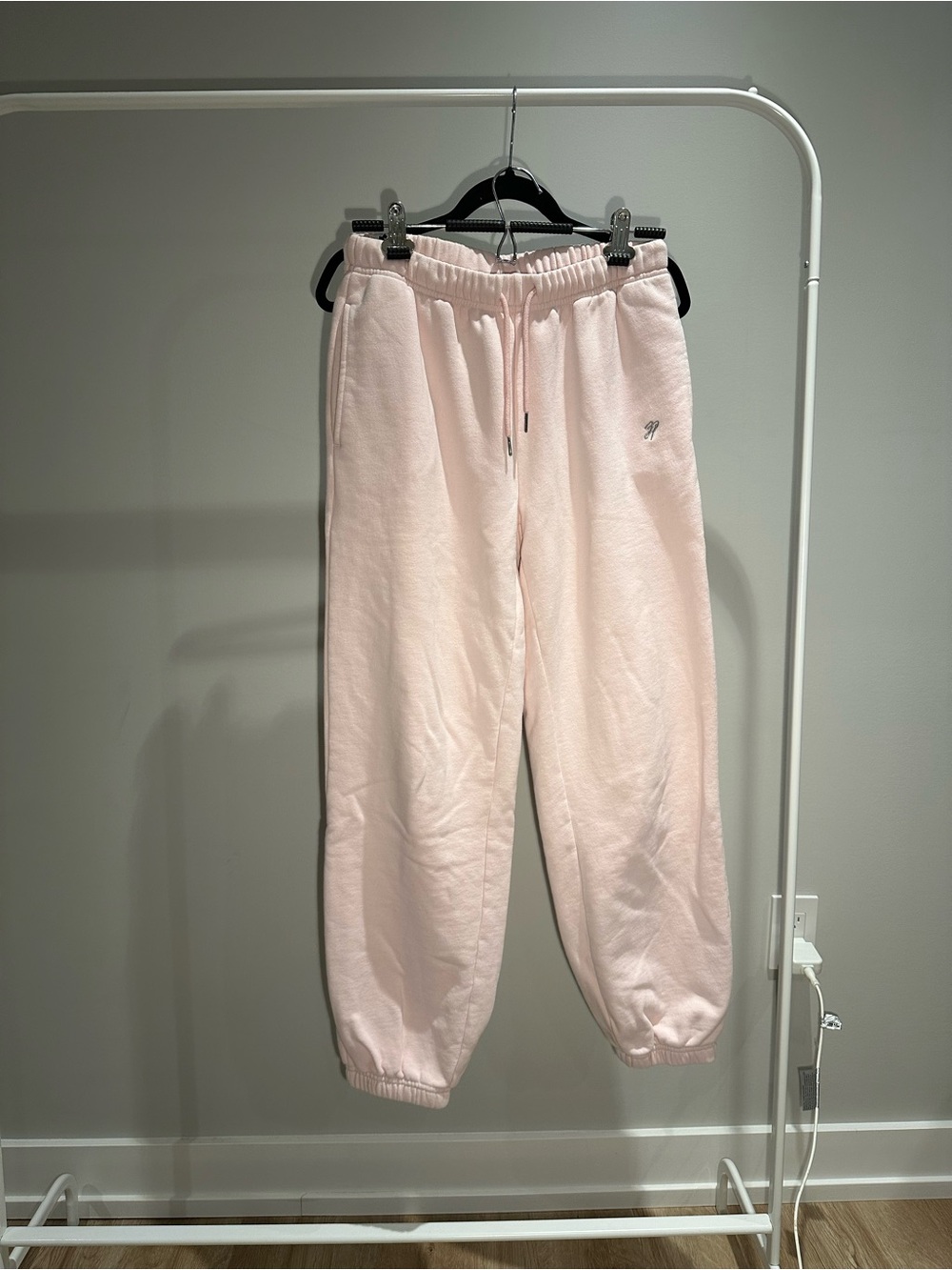 Joshua Perets Sweatpants in Pale Pink